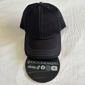 Lululemon Classic Unisex Ball Cap BLK/WHT Black White Logo Size S/M